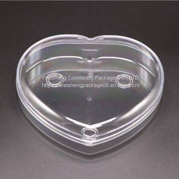 Weisheng Factory Heart-Shaped Chocolate Box Clear Food Plastic Case Chocolate Cases Boxes Cookie Sweets Cake Candy Box photo-3