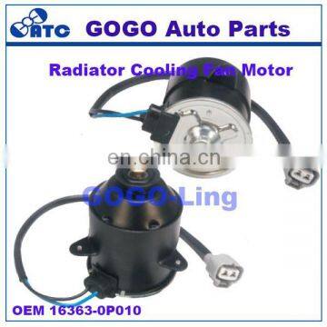 GOGO radiator cooling fan motor for Toy ota Crown OEM 16363-0P010