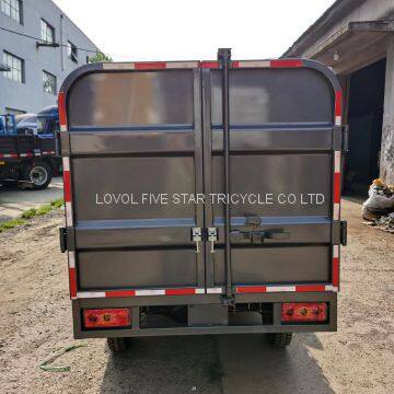Gasoline Tricycle Cargo Loader Lovol Three Wheeler Waste Management 3CBM photo-3