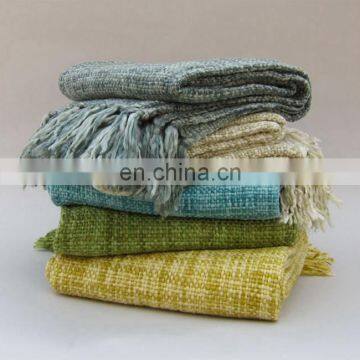 Acrylic Woven Spaced Chunky Grid Blanket photo-4