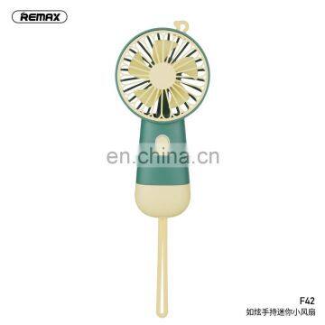 Remax F42 Portable Usb Rechargeable Standing Ruchy Series Mini Handheld Fan photo-5