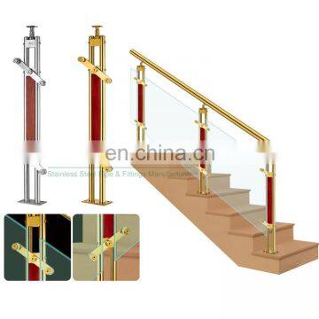 New Hot Glass Inox Stainless Steel 304 316 Balustrade Post Staircase Railing Factory China photo-5
