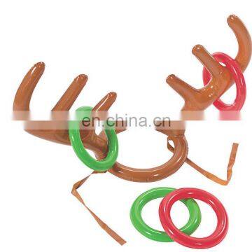 Christmas Promotion Inflatable Antler Ring Toys