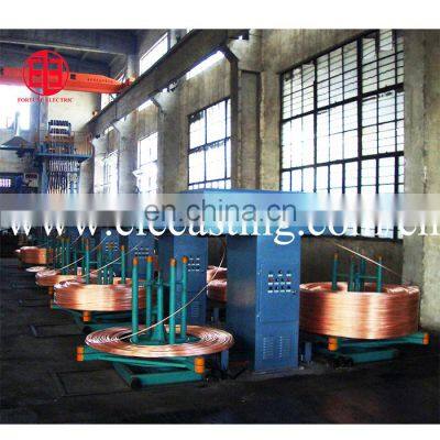 Upward continuous casting machine copper wire making machine