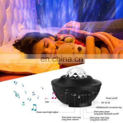 2020 Amazon Remote Control Muti-functions Star Musical Master Kids Led Night Light Laser Cosmos Stars Projector for Kids Baby photo-3