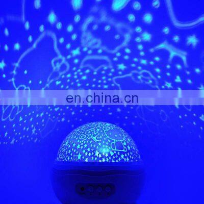 Rotary Projector Moon Lamp Led Colorful Night Lights for Kids photo-3