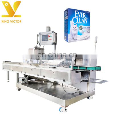 KV Automatic Cat Litter/Kitty Litter/Cat Snack food Toy  Carton Box Packing packaging machine