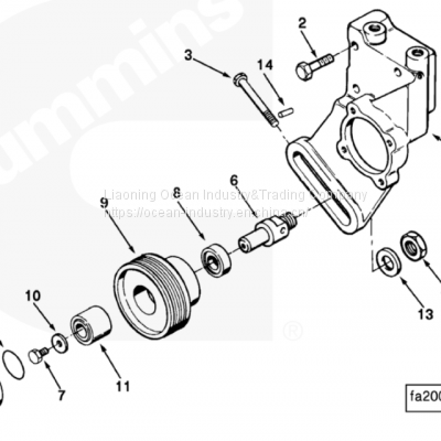 Idler Pulley for M11/QSM11/ISM11(3062602) photo-5
