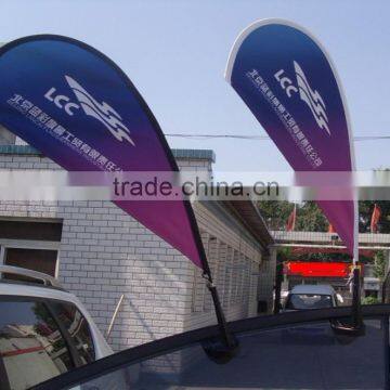 advertising mini car wing flag