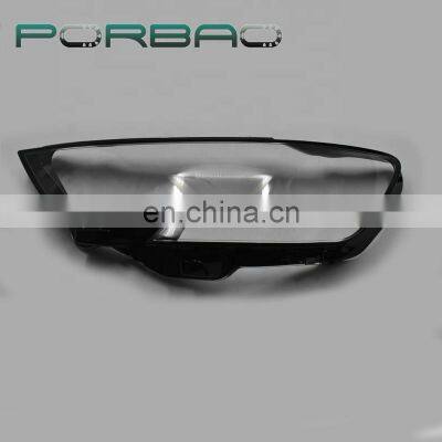 PORBAO Black Border Transparent Headlight Lens Cover for A3 16-19 Year photo-4