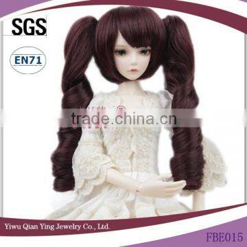 Professional Doll Wig Factory brown doll wigs