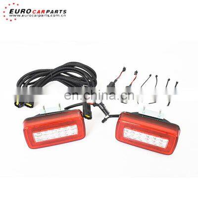 W463 rear bumper light fit for G-class W463 G500 G55 G63 tail light black and red LED g class rear bumper fog lamp