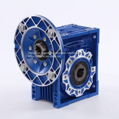 China Nmrv Worm Reducer Power Transmission Gearbox With Flange