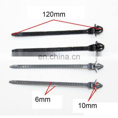 Plastic Car Clip Manufacturer Auto Cable Wire Fasteners Clips Plastic Self Locking Nylon Cable Tie photo-3