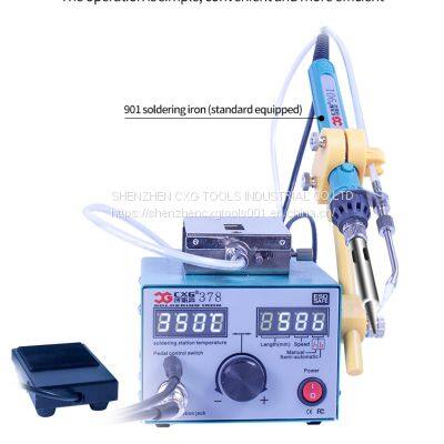 CXG 378 80W Automatic Solder Machine/feed Tin Machine/Soldering Stations Set/internal Continuous Welding Soldering Iron photo-5