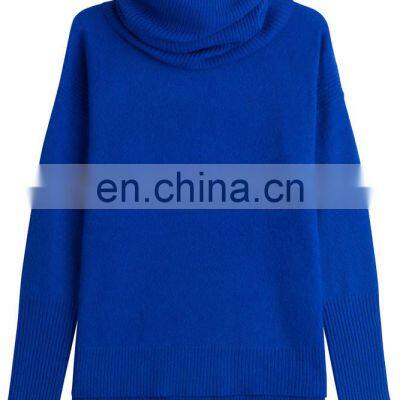 New Winter High Collar Ladies Sweaters Latest Design Warm Knitted Sweater photo-3