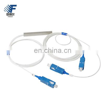 Bare Fiber Splitter Fibre Optiqu Optical 0.9mm E2000 1x2 1x4 1x8 1x16 1x32 1*2 1*4 1*8 1*16 1*32 Mini Type Plc Splitter SM MM