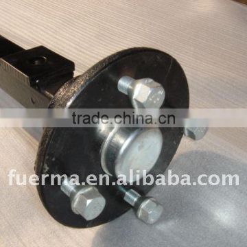 750kg trailer axle (small axle with 5 holes)