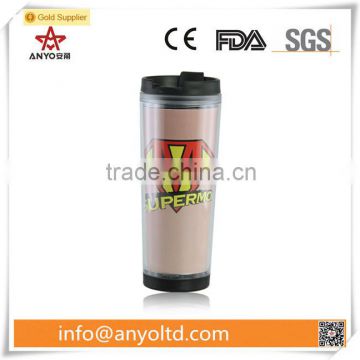 Double wall plastic tumbler