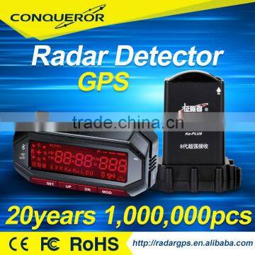 Conqueror radar detector gps tracker