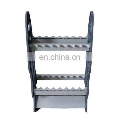 In Stock Portable Plastic Support Simple Structure Fishing Rod Display Rack 16 Hole Fishing Rod Holder photo-5