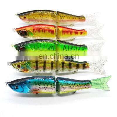 Online Wholesale165mm 55g Topwater Jointed Minnow Wobblers Sea Bass Glide Bait Fishing Lure