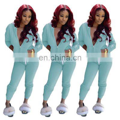 Manufacturers Wholesale Plus Size Women's Spring and Autumn Home Wear Casual 2-piece Suit Custom Sports Suit S-5XL photo-5