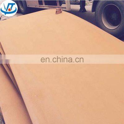 Weather resistant hot rolled rusty steel sheet plate 3mm corten steel plate price