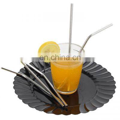 2021 Pouch Bag Cleaning Brush Gold Beer Reusable Drinking Straw Stainless Steel photo-5