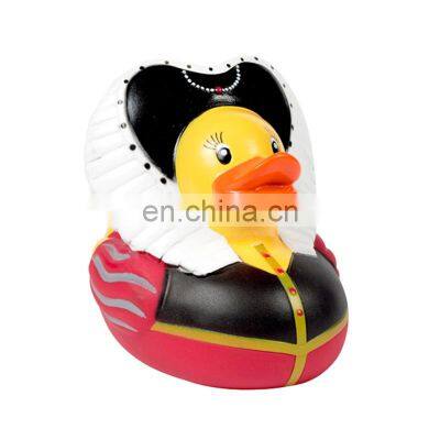 Eco Friendly Baby Plastic Pvc Vinyl Floating Squeaky Bath Duck Toy Set photo-3