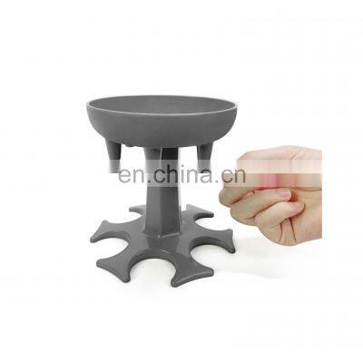 6 Shot Glass Dispenser and Holder With 6 Silicone Plug 6 Way Wine Dispenser
