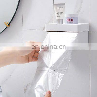 2019 New Design Plastic Wall Mounted Garbage Bag Storage Box No Drilling Garbage Bag Storage Box photo-4