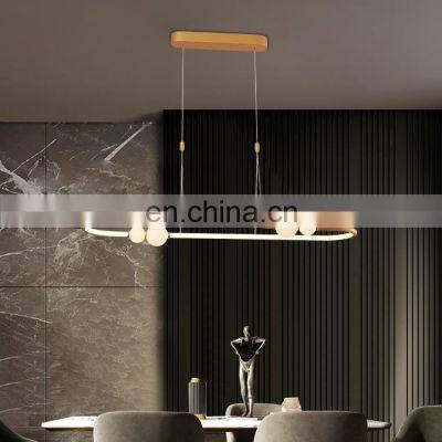 Promotional Sale Decoration Black Gold Living Room Kitchen Contemporary LED Aluminum Pendant Lamp