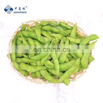 Salty Frozen Edamame in Pod Soya Beans in Shell Pod