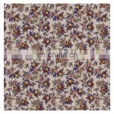 Fashion Flower Rayon Printed Fabric for Dress and Skirt photo-3