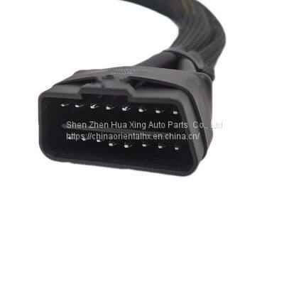 OBD 16pin Male to 2 x OBD 16pin Female Y Splitter Cable OBDII Extension Cable Truck Vehicle Diagnostic Cable photo-2
