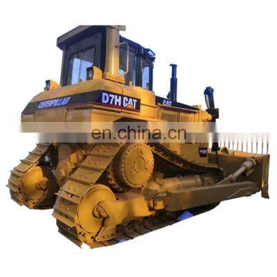 Good Price Caterpillar D7H used bulldozer for sale in Shanghai China, Japan bulldozer cat d7r