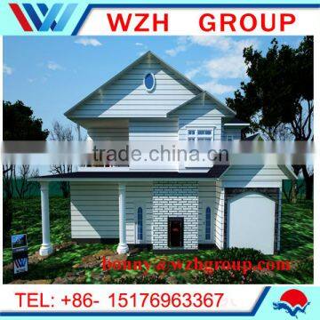 China modern style villa prefab kit house modular home villa