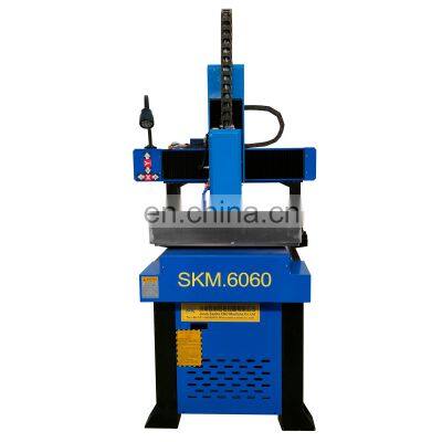 5 axis rotary cnc router 6060 for aluminum shoe mold stainless steel metal carving cnc machine