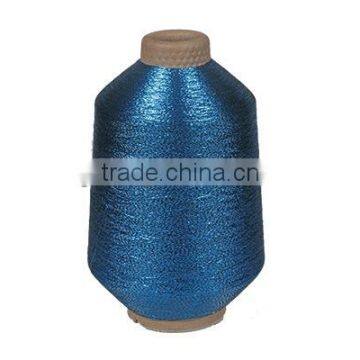 polyester and viscose metallic yarn