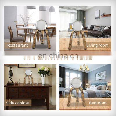 Crystal Ball Golden Base Tabletop Home Decor photo-5