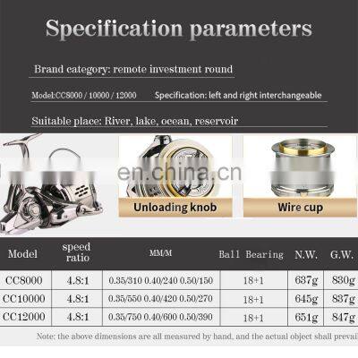 Offshore Sea Carp Fishing Reel Metal Spool Boat Carretilha Pesca Fishing Spining Reel photo-4