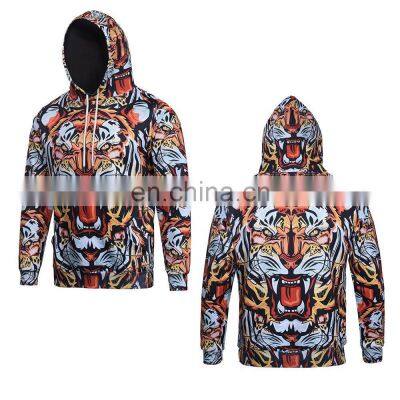 Custom design high quality sublimation hoodies unisex Pullover digital full printed Sublimation Hoodie