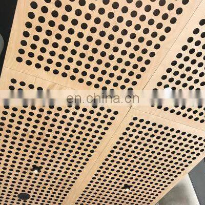 Decorative Screen Metal Aluminum Perforated Metal Panel Fireproof Ceiling