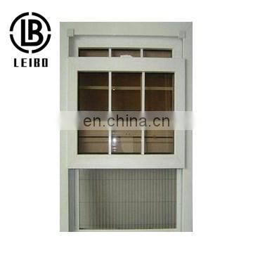 Sound Burglar Water Storm Proof Fire Rated Grill Design s And Mosquito Net, U PVC Vertical Sliding Single Hung Glass Window