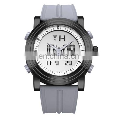 Custom Logo Digital Watch Luminous Dial  S9368G-50PCS Chronograph Silicone Band Alarm Watches Man Sport Wristwatch