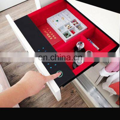 JIMBO Steel Home Wardrobe Laptop Drawer Hidden Money Burglary Electronic Security Top Open Hotel Safe Box photo-5