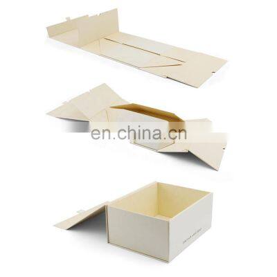 Hot Fancy Magnet Boxes Carton Flat Luxury Custom White Paperboard Packaging Hard Cardboard Foldable Magnetic Paper Boxes