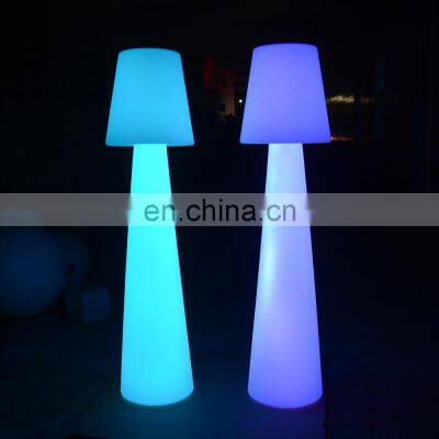 floor lamp for hotel office /Cheap classic Waterproof IP65 sunlight plastic color holiday lighting LED floor standing lamp