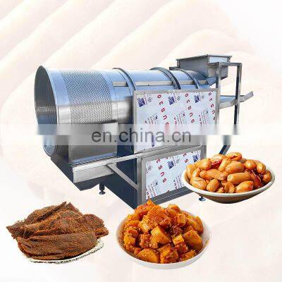 Equipment Food Roller Flavour Hot Air Blow Nuts Roasting Rotar Tumbler Drum Mix Flavor Machine